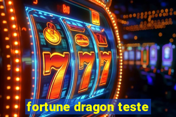 fortune dragon teste